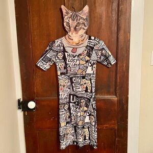 Stretchy pop culture dress